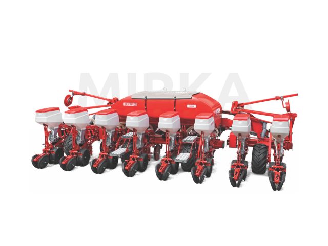 Siewnik do kukurydzy Agregat nawozowo-siewny z nawożeniem około nasiennym (doglebowym) MIRKA ISOTRONIC 8 MTR